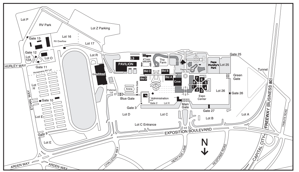 Cal Expo Map Of Grounds